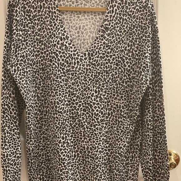 MICHAEL KORS leopard print top size L - Picture 2 of 6